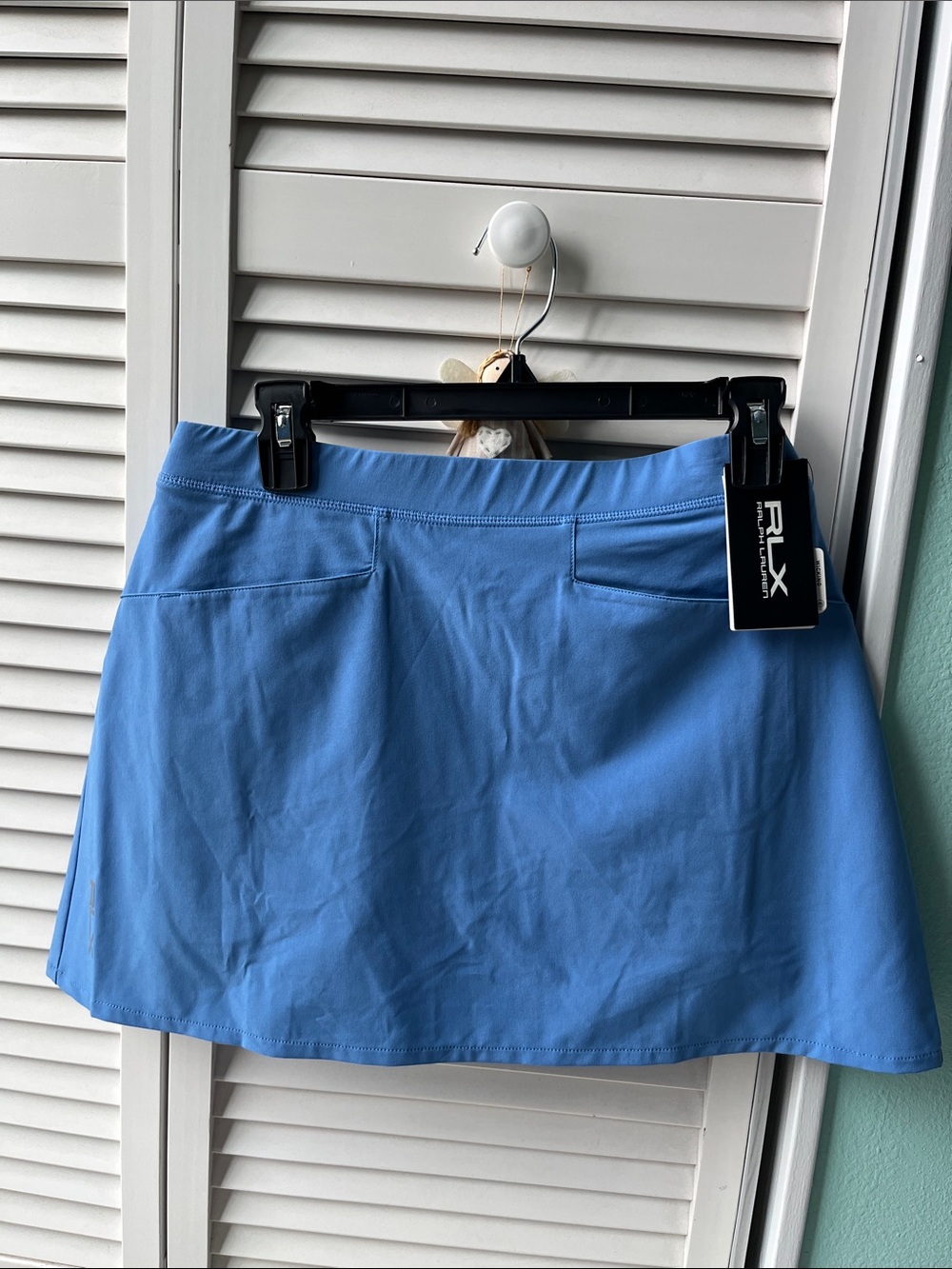 NWT Ralph Lauren RLX Sky Blue Athletic Skirt, built in shorts, pockets, sSmall